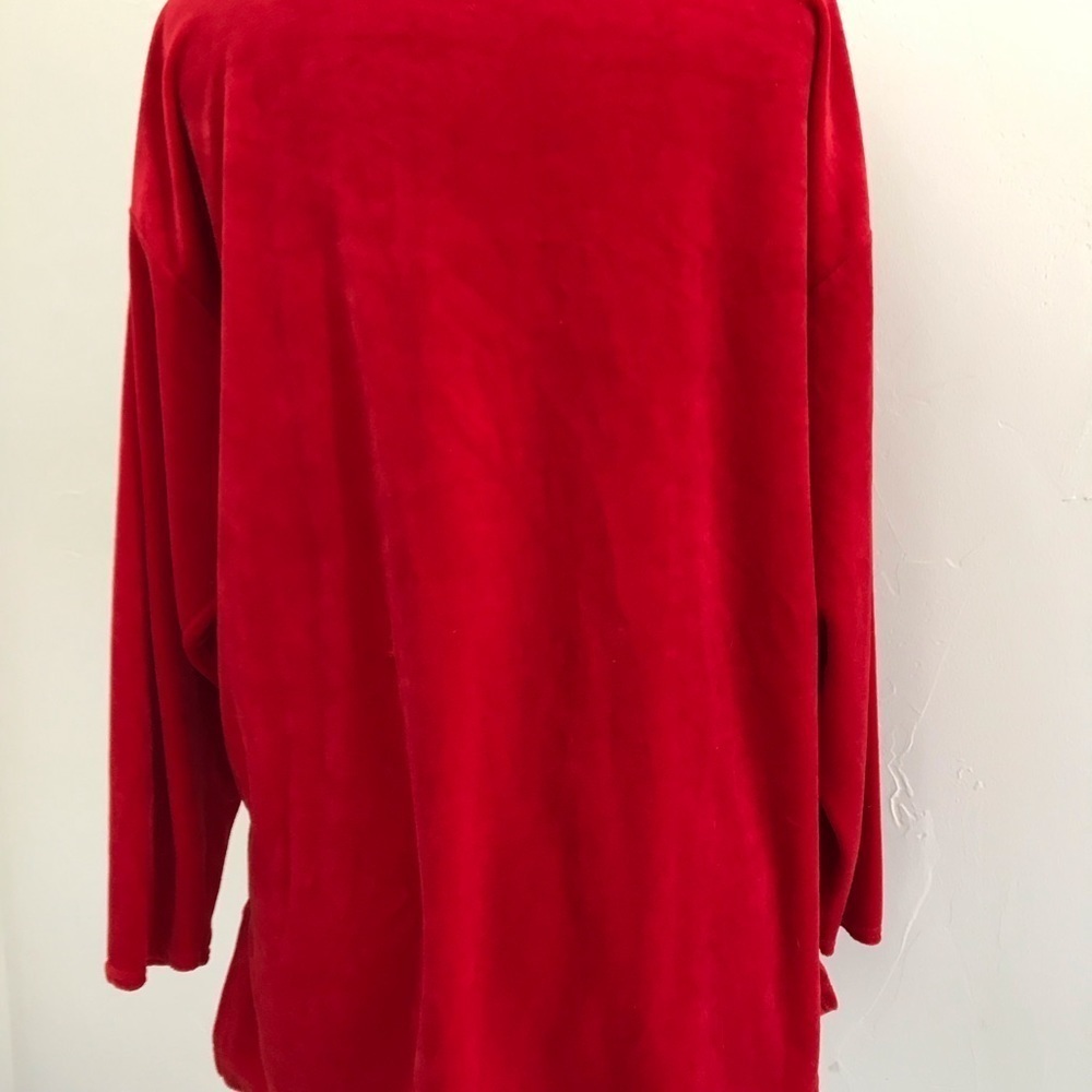 Red Velvet Top - Picture 2 of 5
